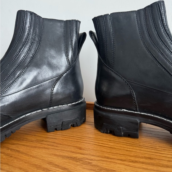 Rag & Bone Shawn Chelsea Black Leather Boots - Picture 3 of 6